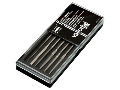 Set Di 6 Lime Per Lucidatura, Superficie In Acciaio Al Carbonio, Vallorbe - Immagine Standard - 2