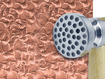 Martello Per Texture, Motivi A Strisce E Rotondi - Immagine Standard - 3