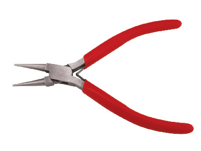 Pinza A Becchi Tondi, Rossa, 115 MM - Immagine Standard - 2