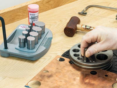 Set Di 10 Taglierine Su Base, Formarotonda Da 3 A 32 Mm, Durston - Immagine Standard - 4