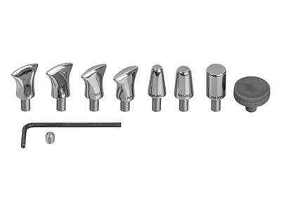 Set Di Martelli Deluxe Con 7 Punte In Metallo E Supporto, Fretz - Immagine Standard - 5
