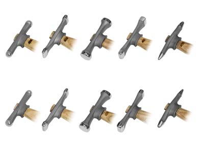 Set Di 5 Martelli Di Precisione, Fretz - Immagine Standard - 7