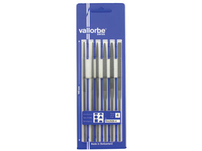 Set Di 6 Lime Per Cera, Grana Fine 140mm, Vallorbe - Immagine Standard - 10