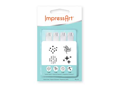 Set Di Punzoni Testurizzati Impressart Serie 3, 6 mm - Immagine Standard - 2