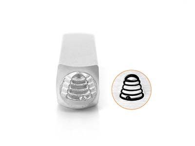 Impressart Beehive Design Stamp 6mm