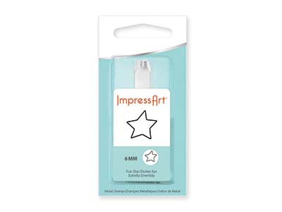 Impressart Fun Star Design Stamp 6mm - Immagine Standard - 2