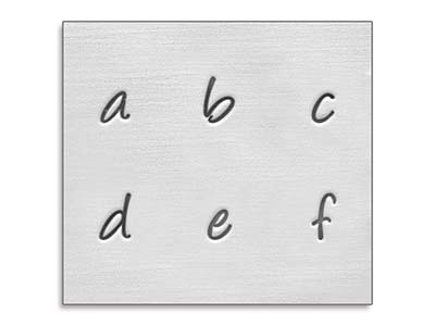 Impressart Basic Bridgette Letter Stamp Set Lowercase 3mm - Immagine Standard - 2