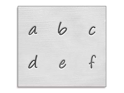 Impressart Basic Bridgette Letter Stamp Set Lowercase 3mm - Immagine Standard - 2