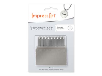 Set Di Punzoni Typewriter Per Lettere Minuscole Base Impressart, 3 mm - Immagine Standard - 3