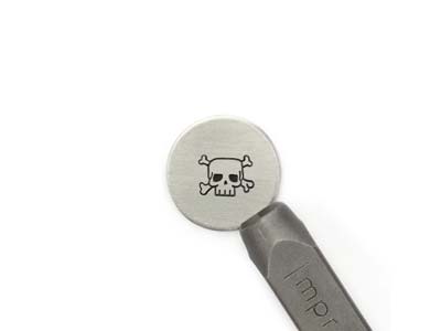 Impressart Signature Skull And Crossbones Design Stamp 6mm