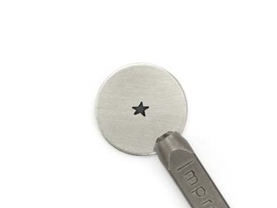 Impressart Signature Angled Solid Star Design Stamp 3mm - Immagine Standard - 1