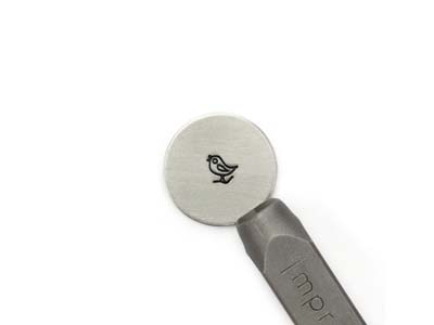 Impressart Signature Song Bird Design Stamp 6mm - Immagine Standard - 1