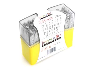 Set Di Punzoni Per Lettere Minuscole Jeanie Impressart, 4 mm - Immagine Standard - 2