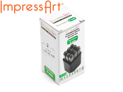 Punzoni Impressart, Numeri Eco 3mm - Immagine Standard - 2