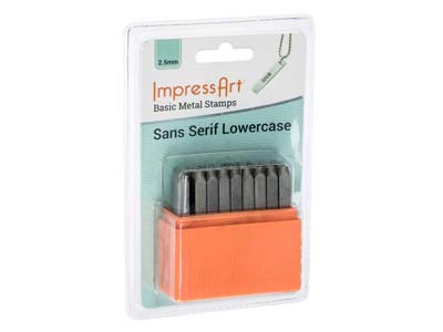 Set Di Punzoni Per Lettere Minuscole Basic Impressart, 2,5 MM - Immagine Standard - 3