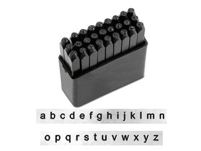 Set Di Punzoni Per Lettere Minuscole Di Base Impressart, 3mm