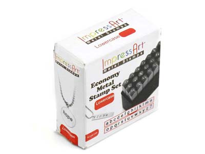 Punzoni Impressart, Lettere Minuscole Eco, 3 MM - Immagine Standard - 2