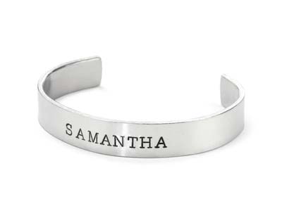 Pezzo Grezzo In Alluminio, Per Bracciale 9,50 X 150 Mm, Impressart, Confezione Da 10 - Immagine Standard - 2