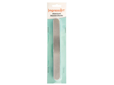 Pezzo Grezzo In Alluminio, Per Bracciale 16x 150 Mm, Impressart, Confezione Da 7 - Immagine Standard - 3