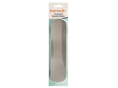 Pezzo Grezzo In Alluminio, Per Bracciale 38x 150 Mm, Impressart, Confezione Da 4 - Immagine Standard - 3