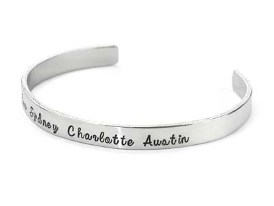 Semilavorato In Alluminio, Per Bracciale 6,30 X 150 Mm, Impressart, Confezione Da 12 - Immagine Standard - 2