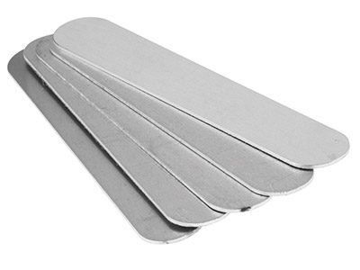 Semilavorato In Alluminio, Per Bracciale 25,40 X 150 Mm, Impressart, Confezione Da 5 - Immagine Standard - 2