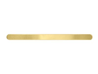 Ottone Grezzo, Per Bracciale 10 X 150 Mm, Impressart, Confezione Da 4