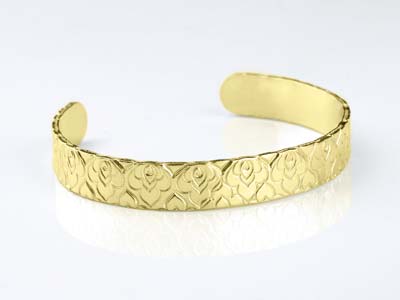 Impressart Brass Cuff Bangle 150x10mm Sb Pk 4 - Immagine Standard - 4