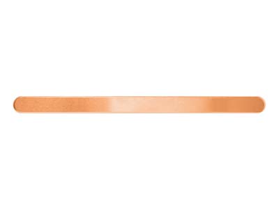 Semilavorato In Rame, Per Bracciale10 X 150 Mm, Impressart, Confezion E Da 4