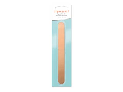 Semilavorato In Rame, Per Bracciale16 X 150 Mm, Impressart, Pacchetto Da 3 - Immagine Standard - 3