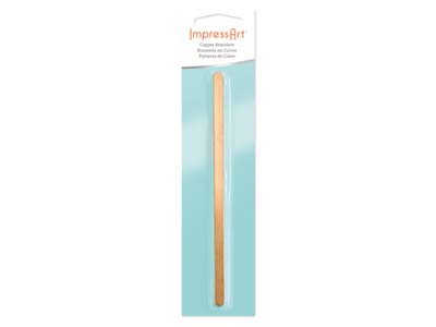 Semilavorato In Rame, Per Bracciale6 X 150 Mm, Impressart, Pacchetto Da 5 - Immagine Standard - 3