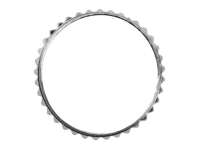 Anello Motivo Piramidale 3 Mm, Argento 925, Dito 52 - Immagine Standard - 2