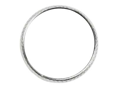 St Sil Hammered Ring 3mm Size M - Immagine Standard - 2