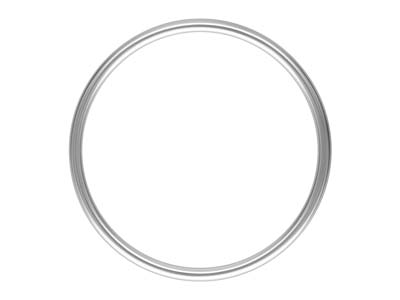 St Sil Plain Ring 1mm Size L1/2 - Immagine Standard - 1