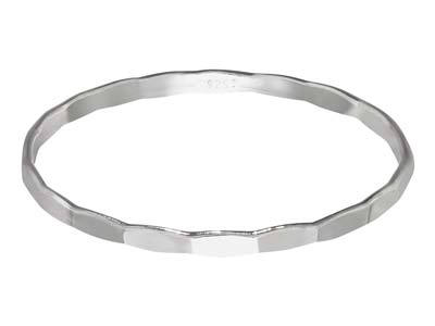 Anello Martellato 1,5 Mm, Argento 925, Dito 54