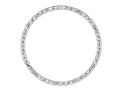 Anello 1 MM Scintillante, Argento 925, Misura 51