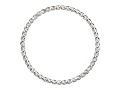 St Sil Twisted Ring 0.9mm Size L1/2 - Immagine Standard - 1