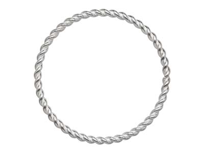 St Sil Twisted Ring 0.9mm Size N1/2 - Immagine Standard - 1
