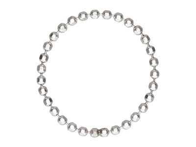 St Sil Bead Chain Ring 1.5mm Size M/n - Immagine Standard - 1