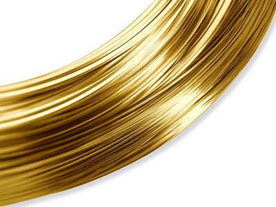 Filo A Sezione Tonda Completamente Ricotto, 0,3 Mm, Oro Pieno - Immagine Standard - 1