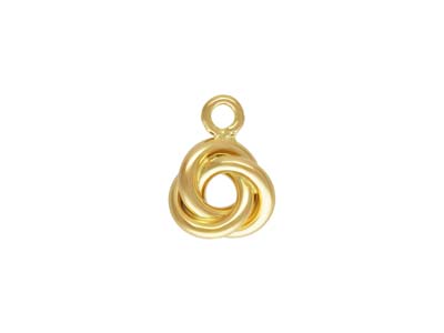 Pendente Nodo In Oro Pieno Da 5 MM - Immagine Standard - 1