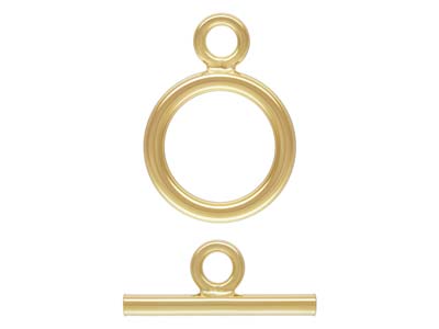 Set Di Chiusure T-bar Con Anello E Barretta In Oro Antico, 9 MM - Immagine Standard - 1