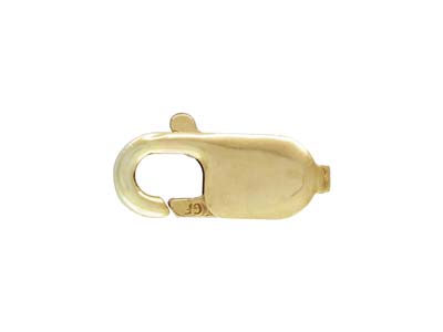 Chiusura Per Manette Ovale Piatta 8mm, Gold Filled - Immagine Standard - 1