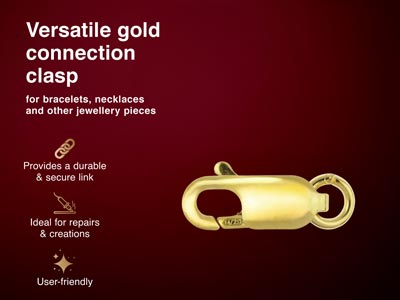 Chiusura Per Manette Piatte, Anelloaperto Da 8 Mm, Gold Filled - Immagine Standard - 2