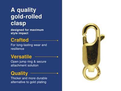 Chiusura Menotte Piatta, Anello Aperto Da 12 Mm, Oro Gold Filled - Immagine Standard - 3