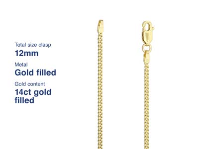 Chiusura Menotte Piatta, Anello Aperto Da 12 Mm, Oro Gold Filled - Immagine Standard - 4
