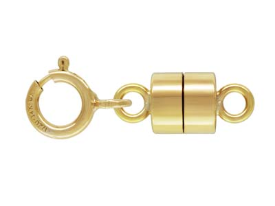 Chiusura Magnetica Con Anello A Molla, Gold Filled