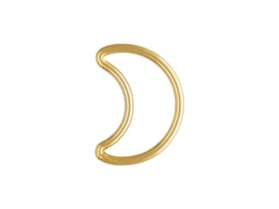 Anello Con Estremit Chiusa Falce Di Luna 11 Mm, Gold Filled, Sacchetto Da 5