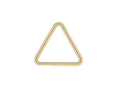 Confezione Da 5 Anellinicontromaglie Triangolari Da 10 MM In Oro Pieno