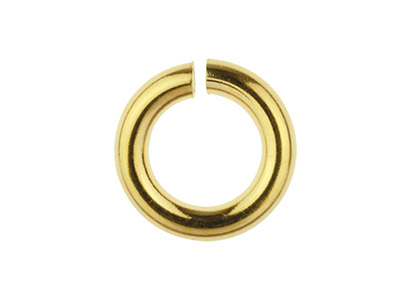Anello Di Fine 5 Mm, Riempito In Oro, Sacchetto Da 10